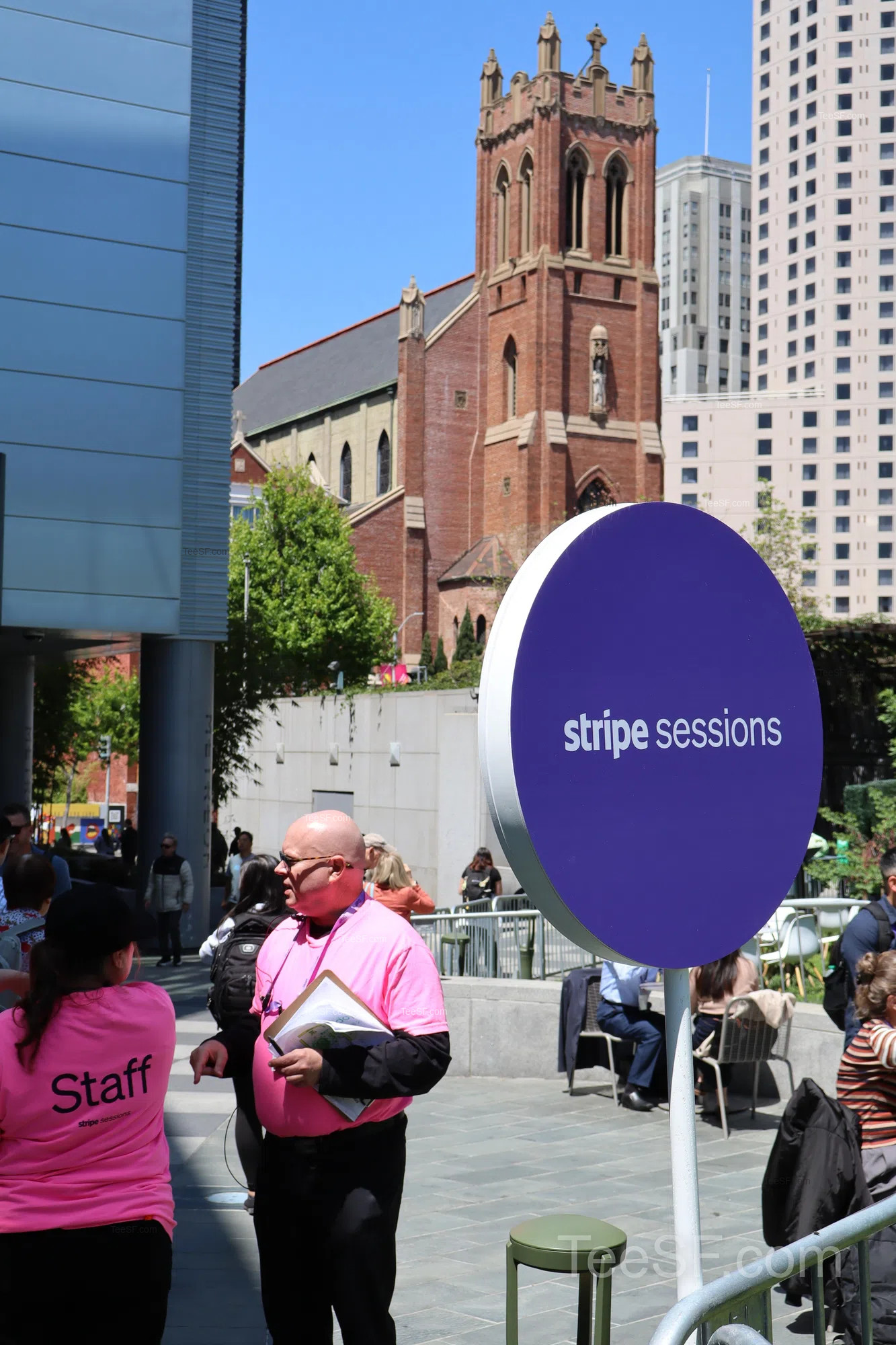 stripe Sessions Outdoor Signage at Stripe Sessions 2026 in San Francisco.